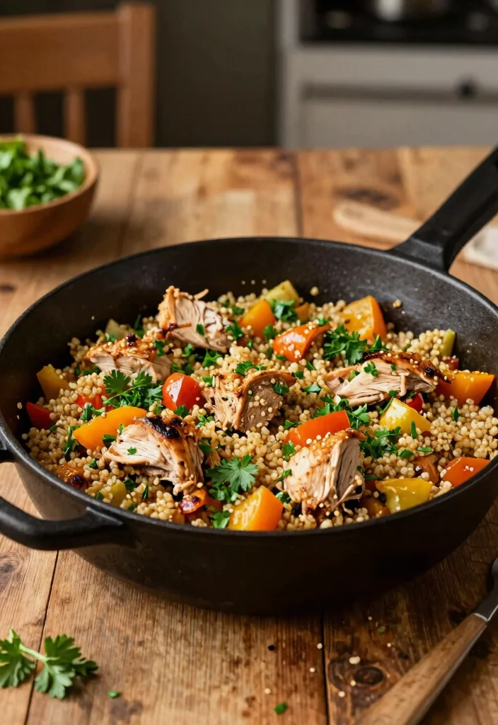 17 Fast, Easy Dinner Recipes for Family Nights (Ready in 30 Minutes or Less) - 7. Turkey and Quinoa Skillet 1