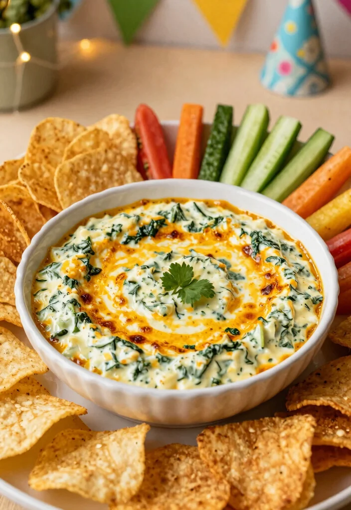 17 Hot Dip Recipes That Will Be the First Thing Gone at Every Party - 13. Vegan Cheesy Spinach Artichoke Dip 1