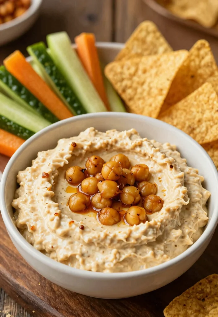 17 Hot Dip Recipes That Will Be the First Thing Gone at Every Party - 16. Spicy Roasted Chickpea Dip 1