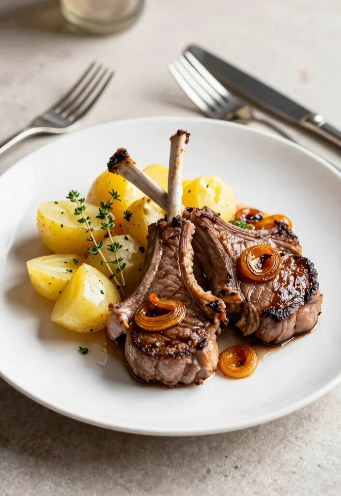 17 Lamb Leg Steak Recipes That Turn Any Night into a Special Occasion - 12. Shallot and Thyme Lamb Steaks 1
