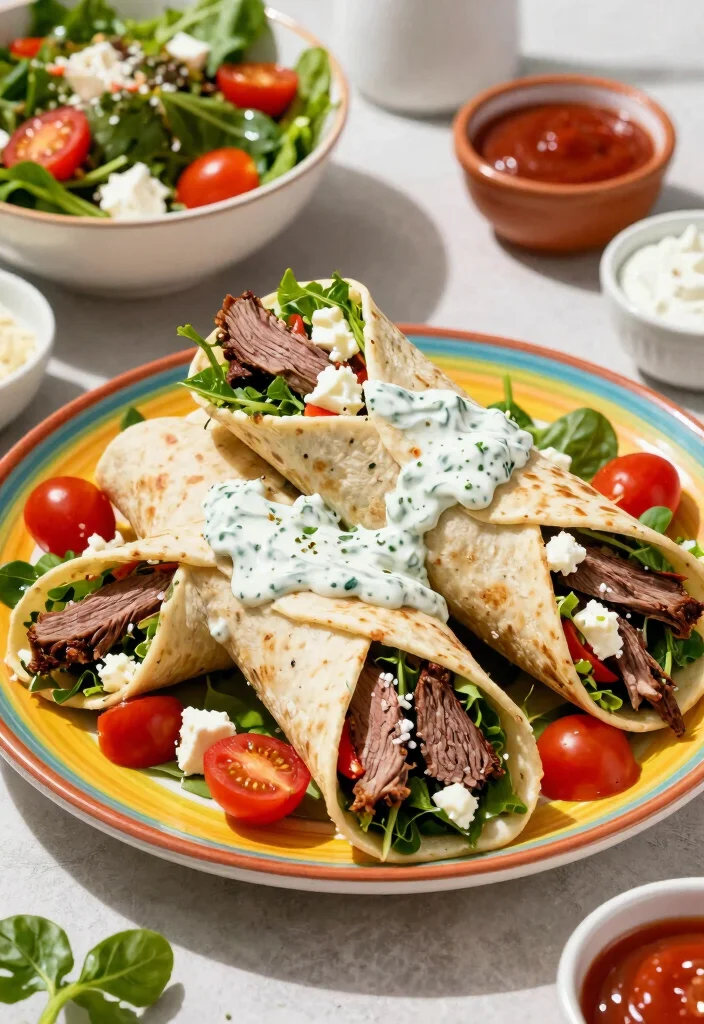 17 Lamb Leg Steak Recipes That Turn Any Night into a Special Occasion - 3. Mediterranean Lamb Steak Wrap 1