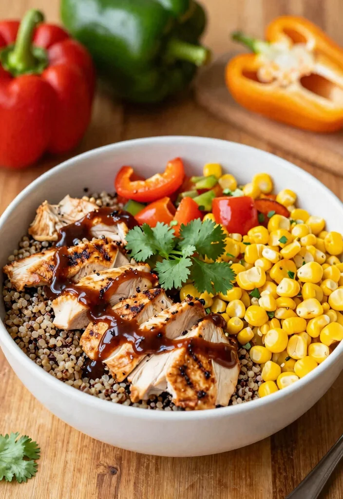 18 Easy Recipes with Chicken Breast for Quick, High-Protein Meals - 12. BBQ Chicken Quinoa Bowl 1