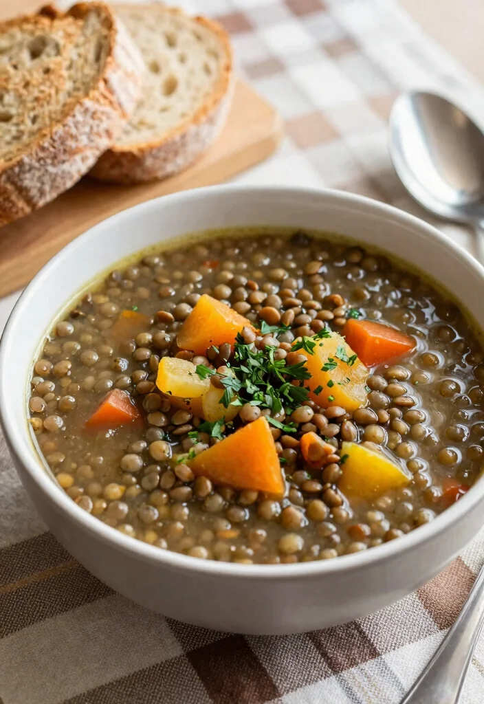 18 Healthy Crock Pot Meals You Can Set, Forget and Feel Great About - 10. Vegetable Lentil Soup 1