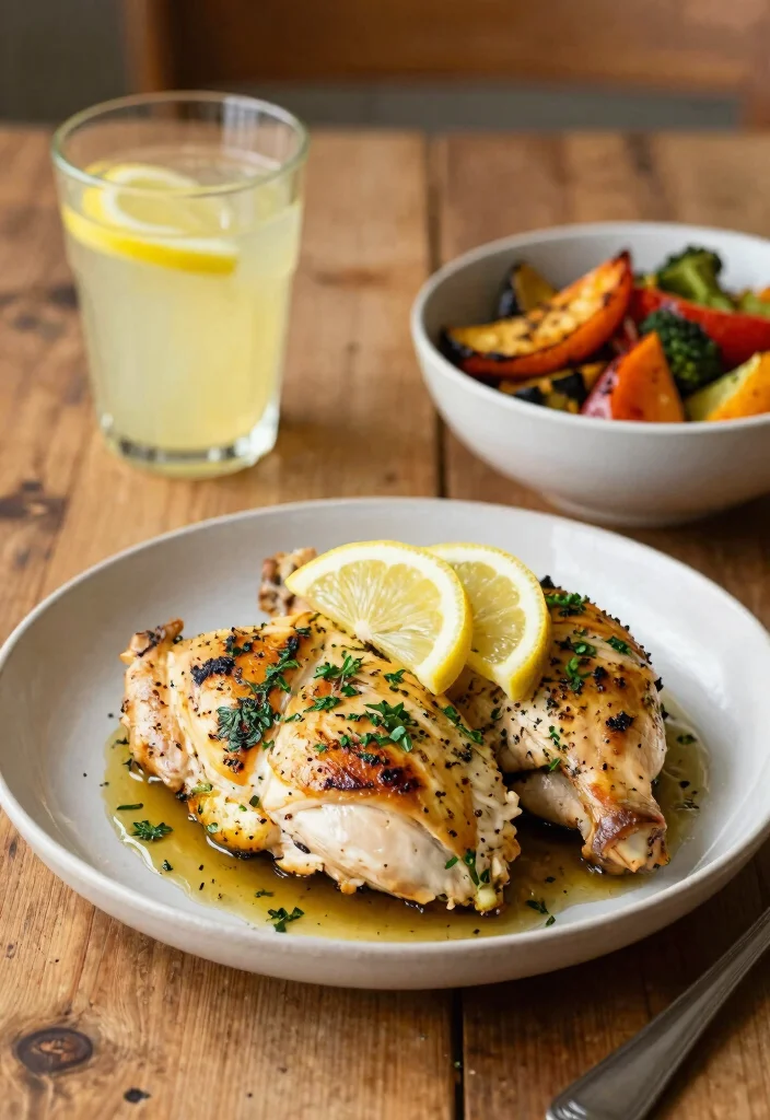 18 Healthy Crock Pot Meals You Can Set, Forget and Feel Great About - 3. Lemon Garlic Herb Chicken 1