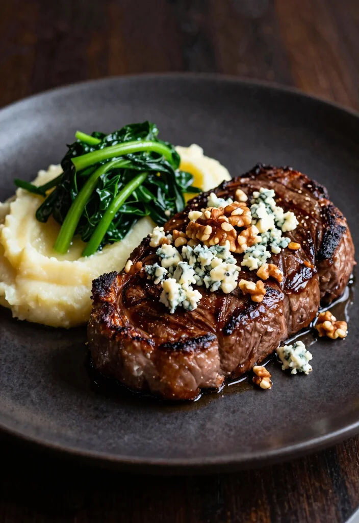 18 Sirloin Steak Recipes for Tender, Restaurant-Quality Dinners at Home - 10. Blue Cheese and Walnut Sirloin 1