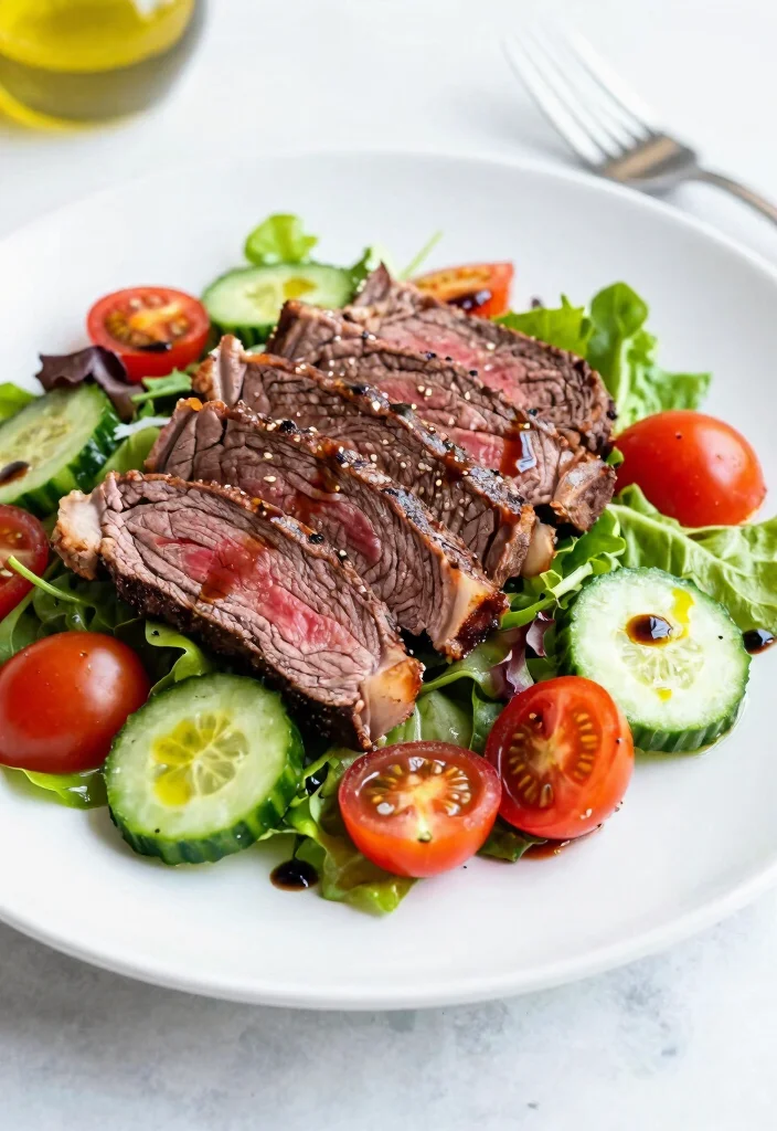 18 Sirloin Steak Recipes for Tender, Restaurant-Quality Dinners at Home - 15. Steak Salad with Sirloin 1