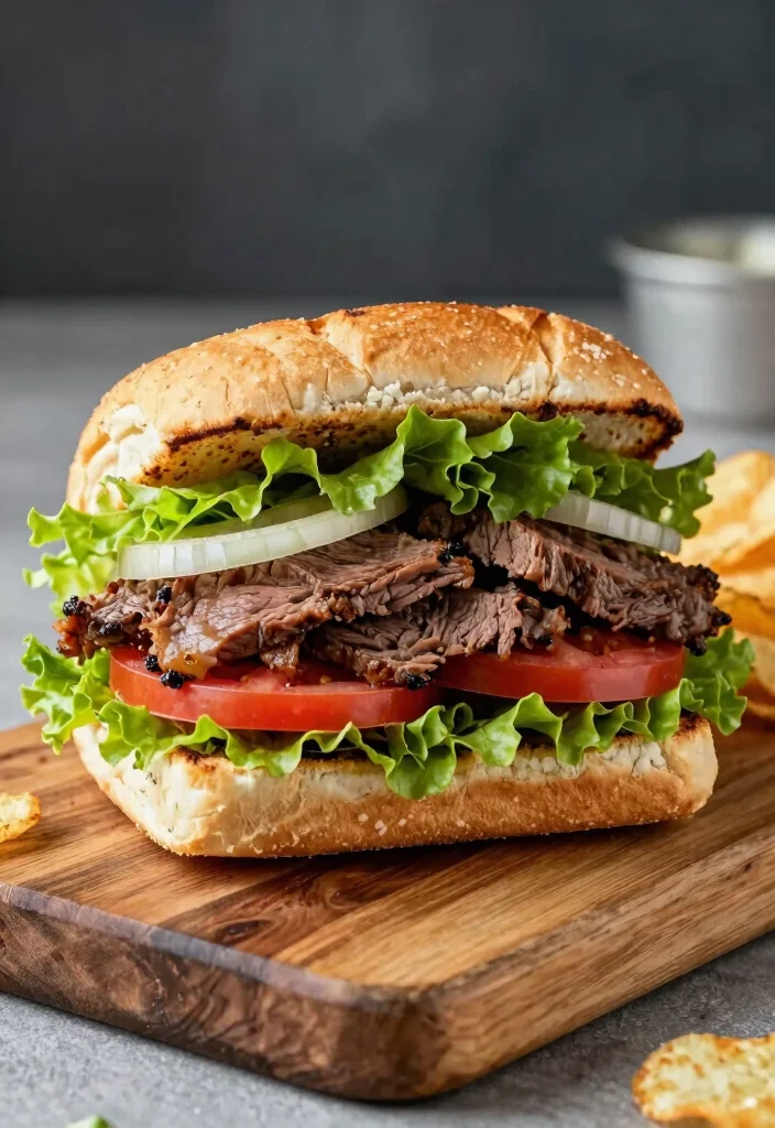 18 Sirloin Steak Recipes for Tender, Restaurant-Quality Dinners at Home - 16. Steak Sandwich with Sirloin 1