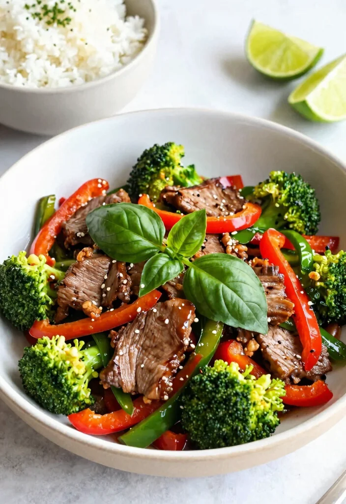 18 Sirloin Steak Recipes for Tender, Restaurant-Quality Dinners at Home - 18. Thai Basil Sirloin Stir-Fry 1