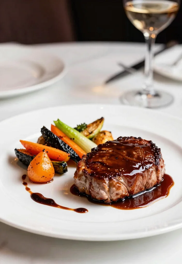 18 Sirloin Steak Recipes for Tender, Restaurant-Quality Dinners at Home - 5. Balsamic Glazed Sirloin with Roasted Vegetables 1