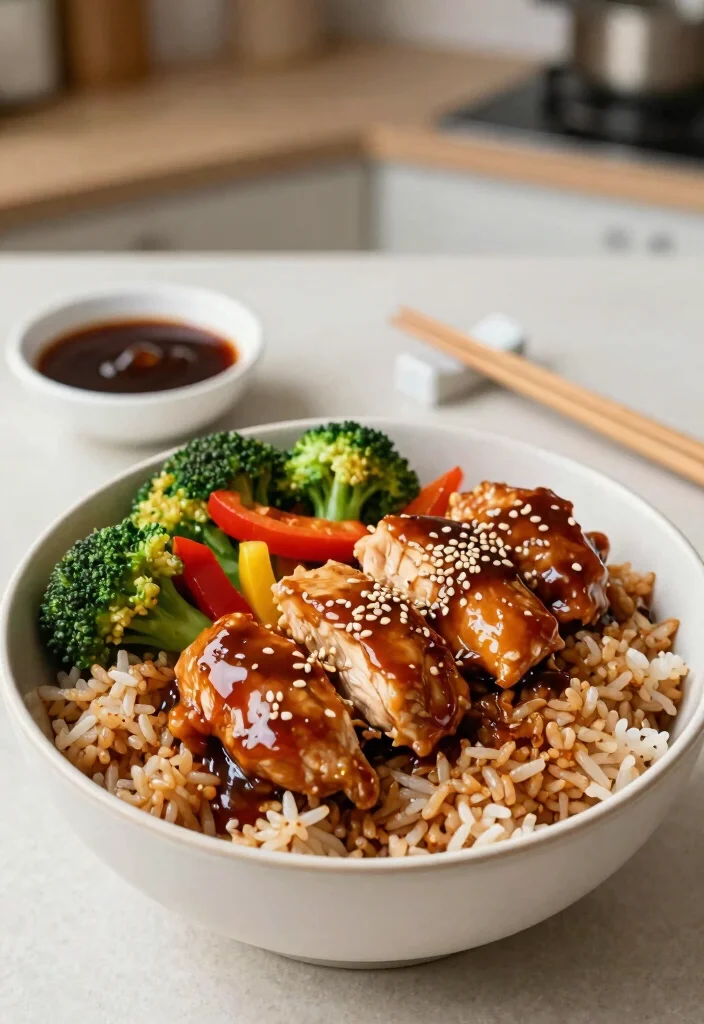 19 Chicken Breast Recipes for Dinner That Are Anything but Boring - 10. Teriyaki Chicken Rice Bowl 1