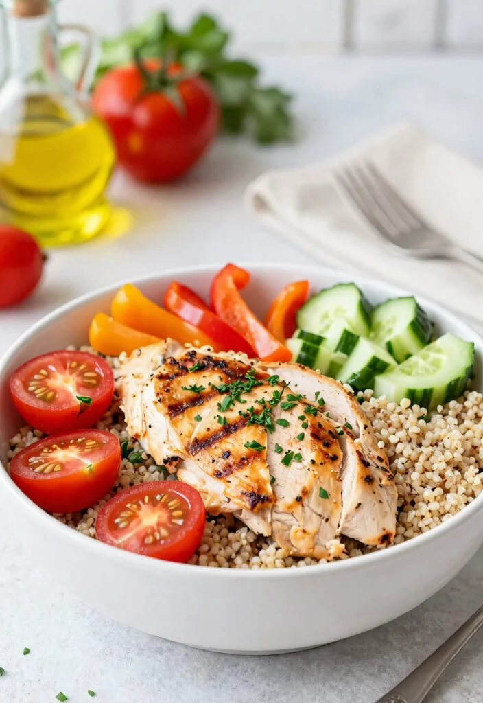 19 Chicken Breast Recipes for Dinner That Are Anything but Boring - 16. Chicken and Quinoa Bowl 1