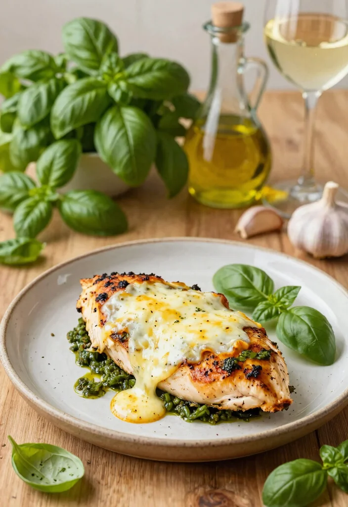 19 Chicken Breast Recipes for Dinner That Are Anything but Boring - 4. Baked Pesto Chicken 1