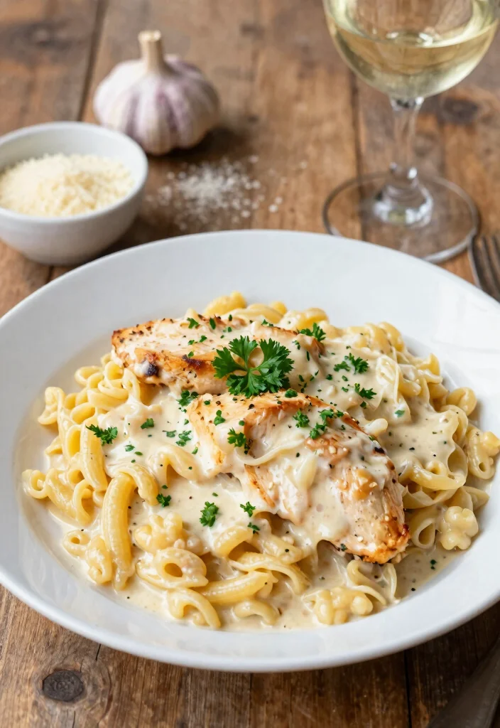 19 Chicken Breast Recipes for Dinner That Are Anything but Boring - 7. Creamy Garlic Parmesan Chicken 1