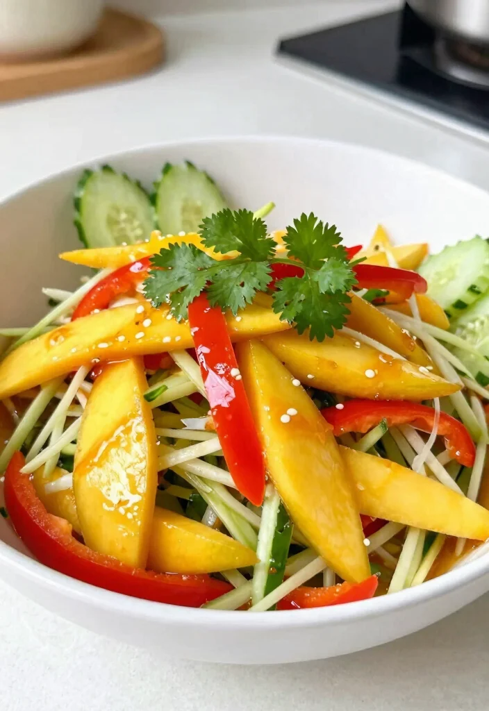 19 Easy Salad Recipes You’ll Crave Every Day (Not Just as a Side) - 10. Thai Mango Salad 1