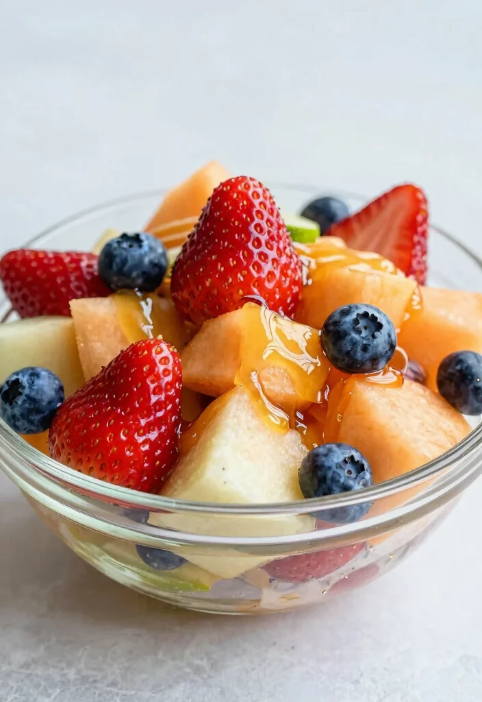 19 Easy Salad Recipes You’ll Crave Every Day (Not Just as a Side) - 16. Fruit Salad with Honey Lime Dressing 1