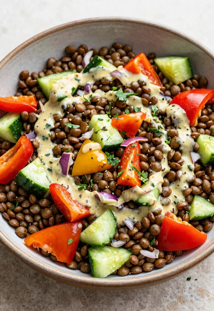 19 Easy Salad Recipes You’ll Crave Every Day (Not Just as a Side) - 9. Curried Lentil Salad 1