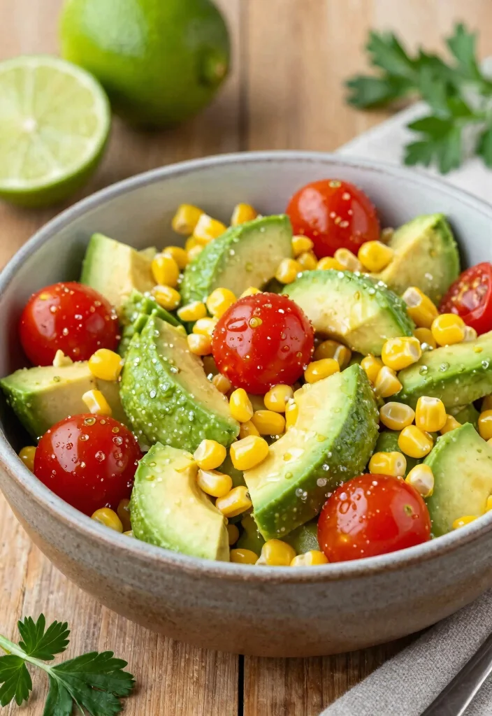19 Healthy Salad Recipes That Are Fresh, Colorful and Actually Satisfying - 13. Avocado & Corn Salad 1