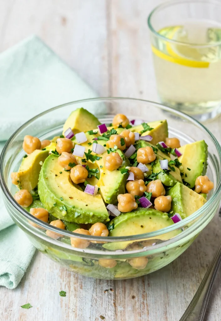 19 Healthy Salad Recipes That Are Fresh, Colorful and Actually Satisfying - 3. Chickpea & Avocado Salad 1