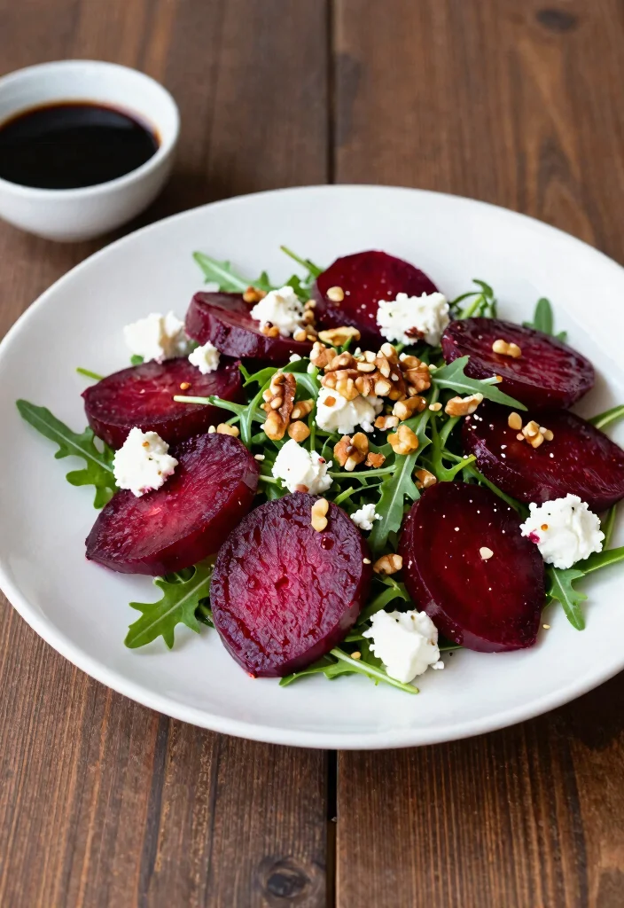 19 Healthy Salad Recipes That Are Fresh, Colorful and Actually Satisfying - 9. Roasted Beet & Goat Cheese Salad 1