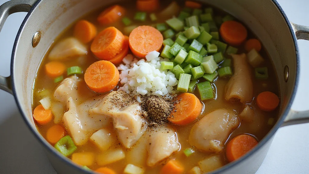 How to Make Classic Chicken Soup from Scratch: A Timeless Recipe - Step 4: Add Vegetables and Seasonings 1