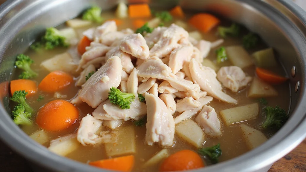 How to Make Classic Chicken Soup from Scratch: A Timeless Recipe - Step 8: Reassemble the Soup 1