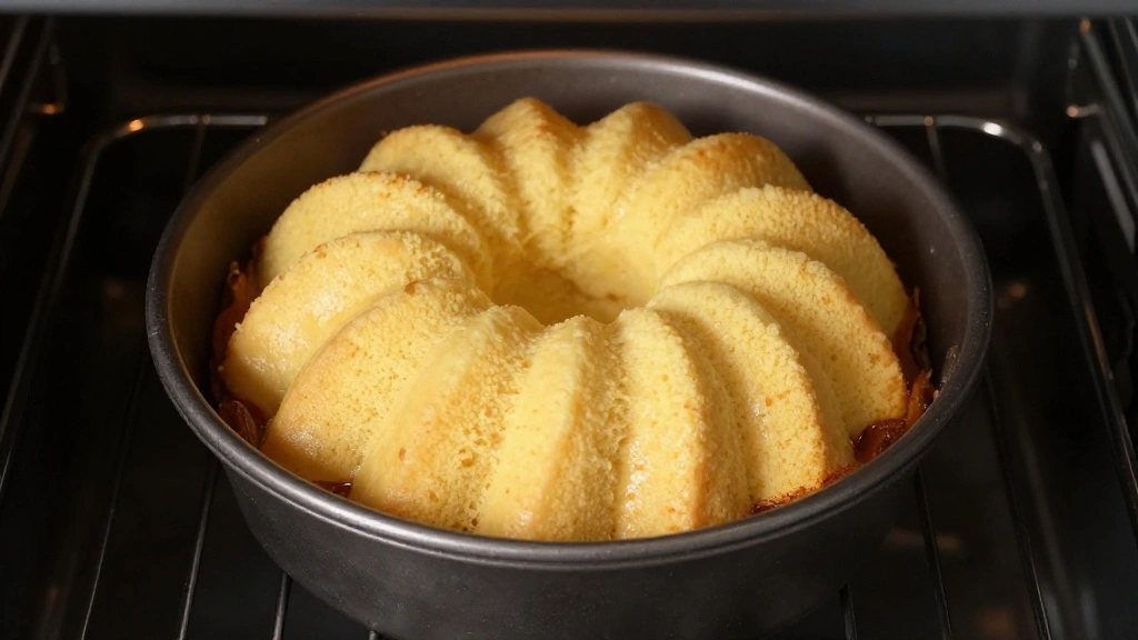 Chocolate Bundt Cake Recipe with Rich Chocolate Glaze - Step 7: Bake the Cake 1