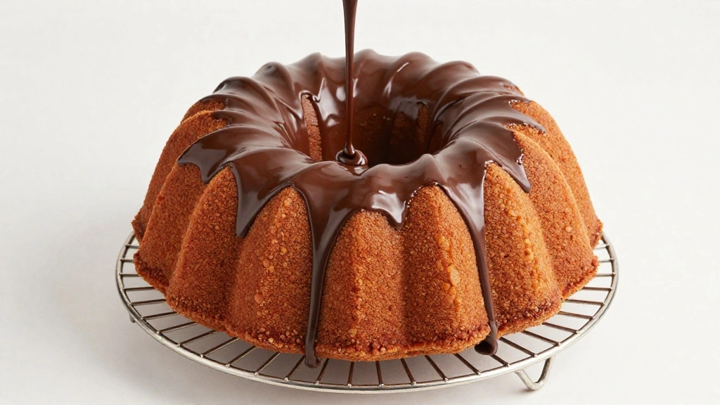 Chocolate Bundt Cake Recipe with Rich Chocolate Glaze - Step 9: Cool and Glaze the Cake 1