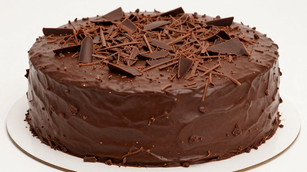 Chocolate Layer Cake with Creamy Frosting - Step 10: Frost and Decorate 1