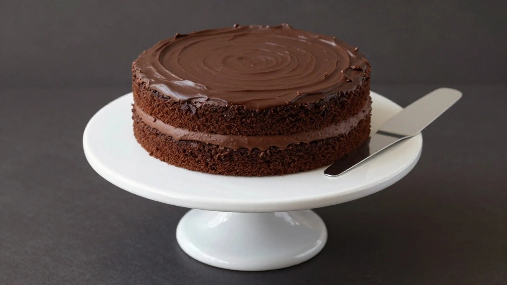 Chocolate Strawberry Cake with Fresh Berries - Step 9: Assemble the Cake 1