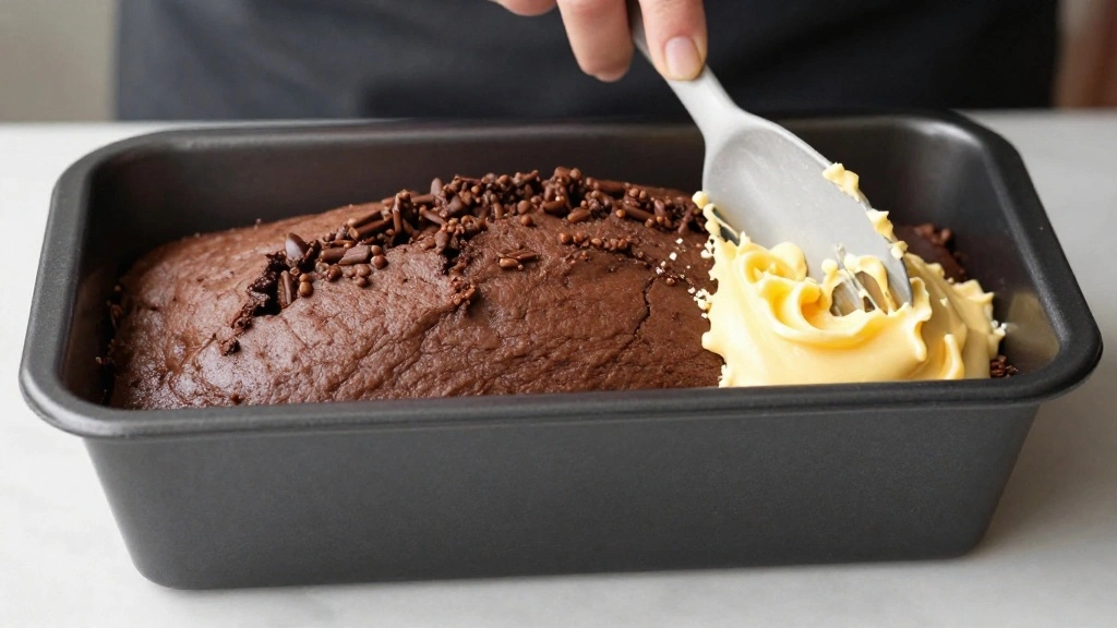 Classic Chocolate Pound Cake Recipe - Step 6: Prepare the Loaf Pan 1