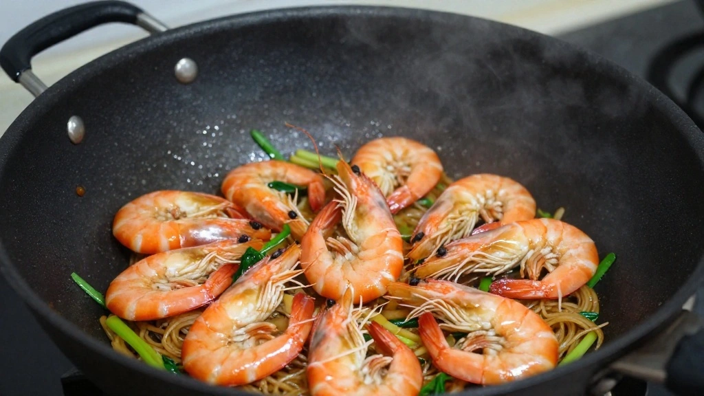 Delicious Ways to Prepare Glass Vermicelli Noodles - Step 7: Combine with Shrimp 1