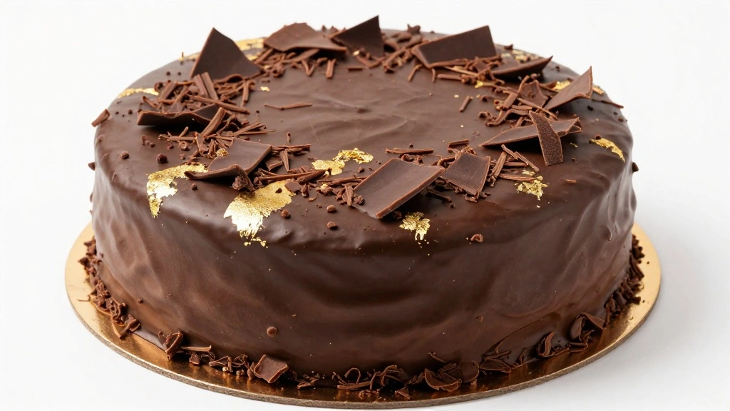 Dubai Chocolate Cake (Trendy & Luxurious) - Step 11: Final Decoration 1