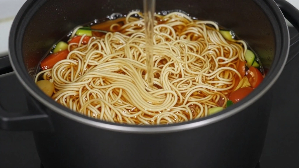 Easy Dump-and-Go Crockpot Chicken and Noodles - Step 4: Add Egg Noodles 1