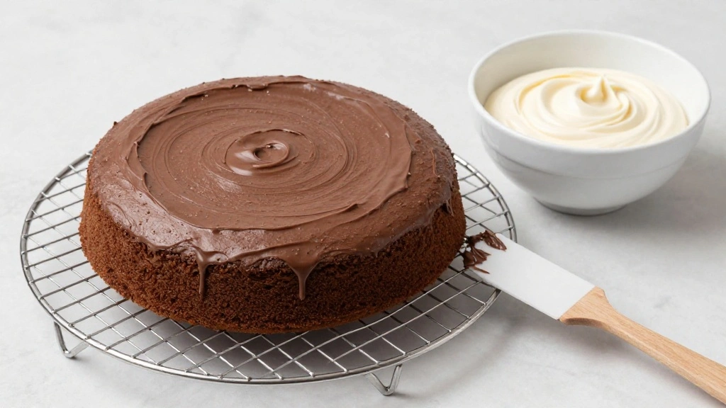 Easy Vegan Chocolate Cake (No Eggs, No Dairy) - Step 8: Cool and Frost the Cake 1