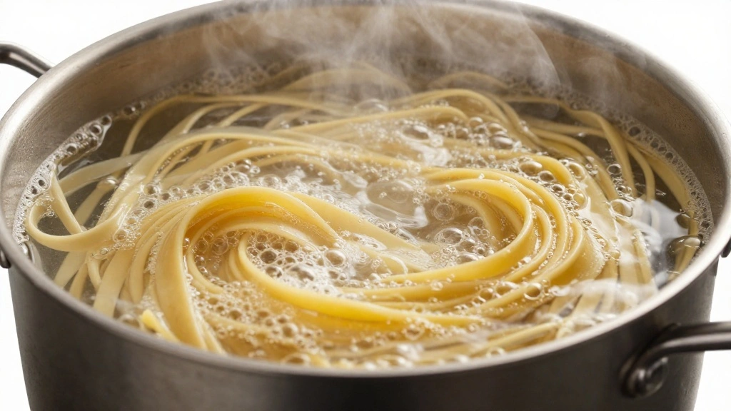 Fresh Homemade Pasta Noodles Recipe Tutorial - Step 7: Cook the Pasta 1
