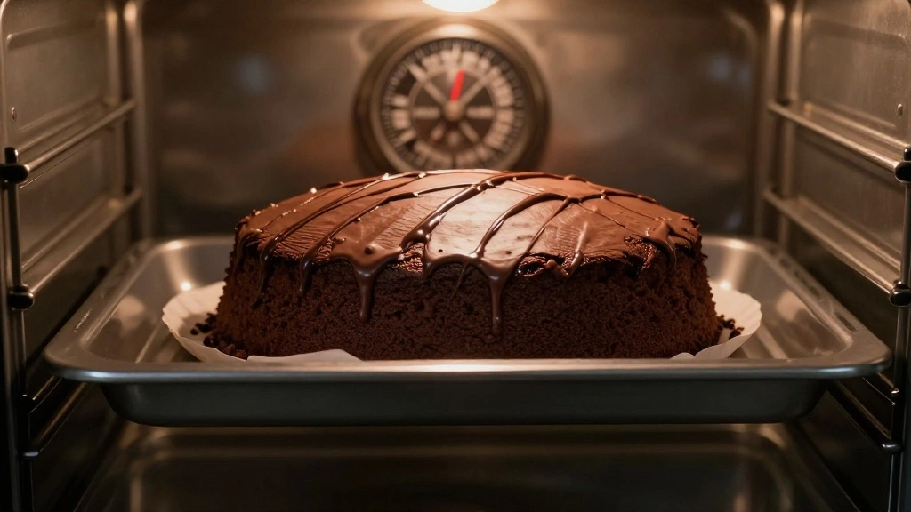 Healthy Chocolate Cake (Low Sugar Option) - Step 7: Bake the Cake 1