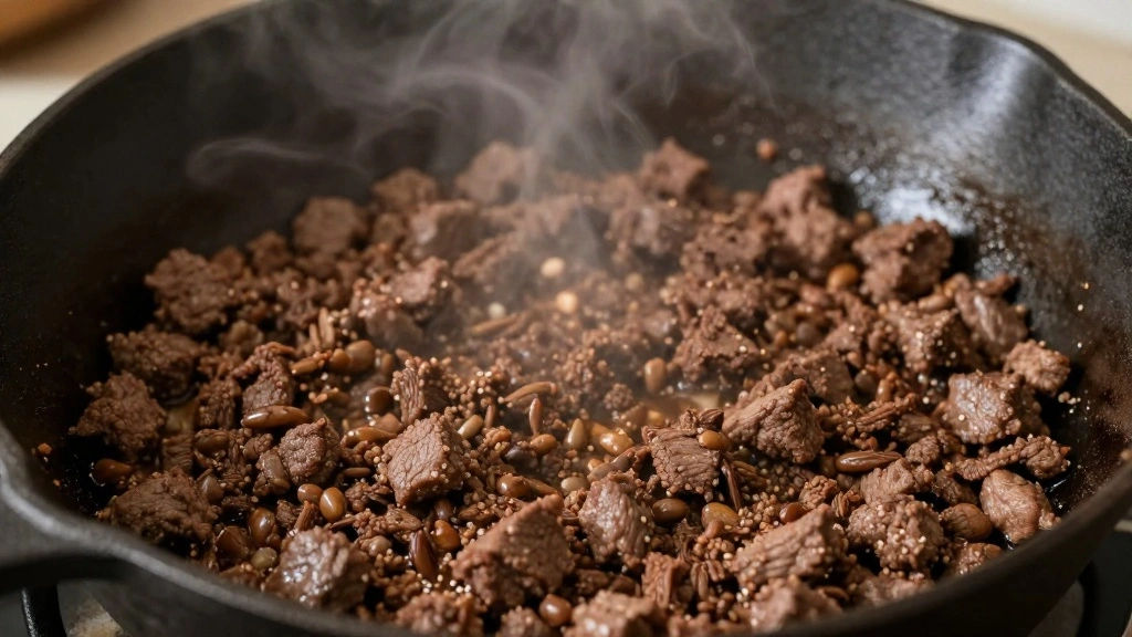 Hearty Ground Beef Dinner Recipes for Easy Family Meals - Step 3: Sear the Ground Beef 1