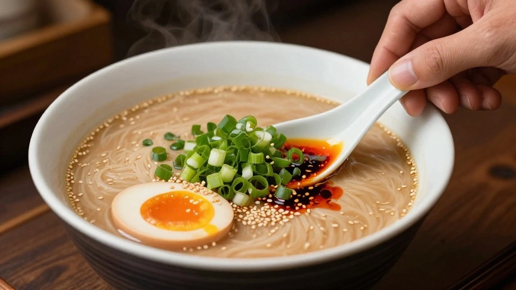 How to Plate Aesthetic Ramen Noodles Like a Pro - Step 8: Add Final Garnishes 1