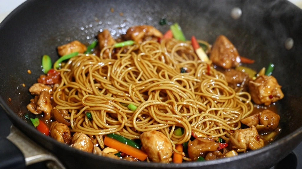 Italian-Thai Fusion: Drunken Noodles Recipe - Step 6: Cook the Noodles 1