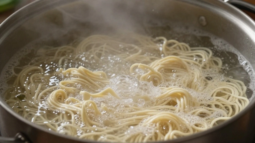 Making Chewy Homemade Ramen Noodles at Home - Step 8: Boil the Noodles 1