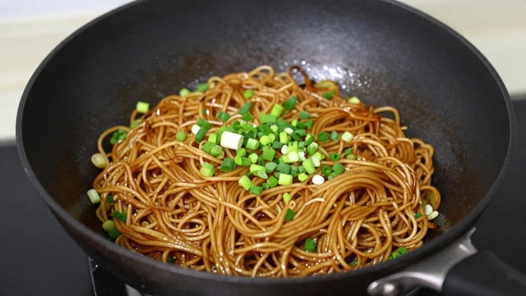 Mastering Traditional Chinese Fried Noodles at Home - Step 8: Add Sauce and Finish 1