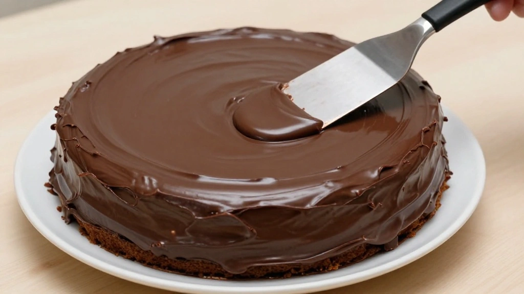 Matilda Chocolate Cake (Famous Fudgy Cake) - Step 11: Frost the Cake 1