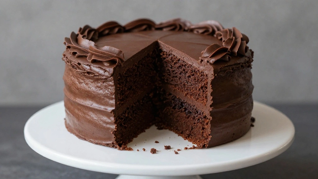 Moist Chocolate Cake Recipe from Scratch - Step 11: Assemble the Cake 1