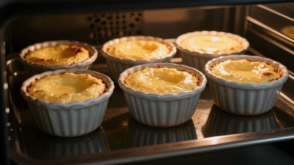 Molten Chocolate Lava Cake with Gooey Center - Step 8: Bake the Cakes 1