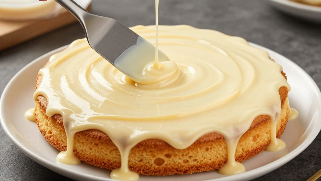 Old-Fashioned Chocolate Fudge Cake - Step 10: Apply the Fudge Topping 1
