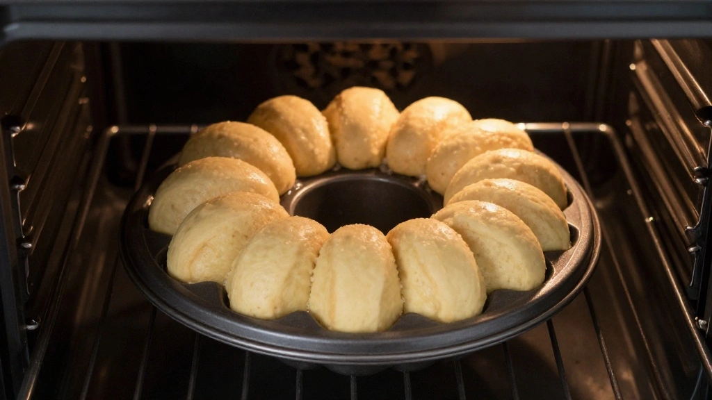 Pull-Apart Monkey Bread Recipe for Fun Family Treats - Step 8: Bake the Monkey Bread 1