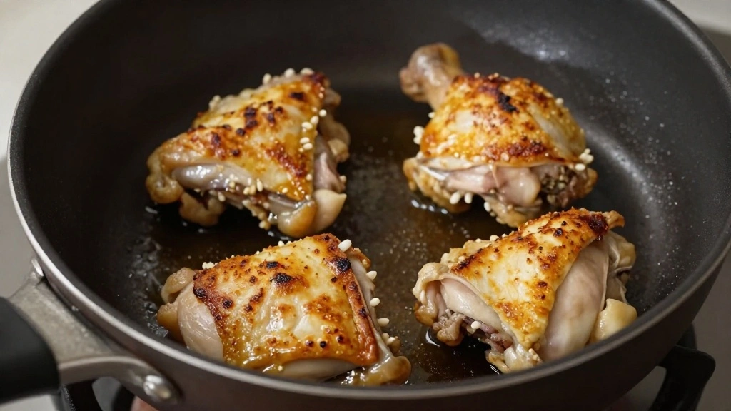 Simple Chicken and Rice Recipe for Comforting Home Dinners - Step 2: Sear the Chicken 1