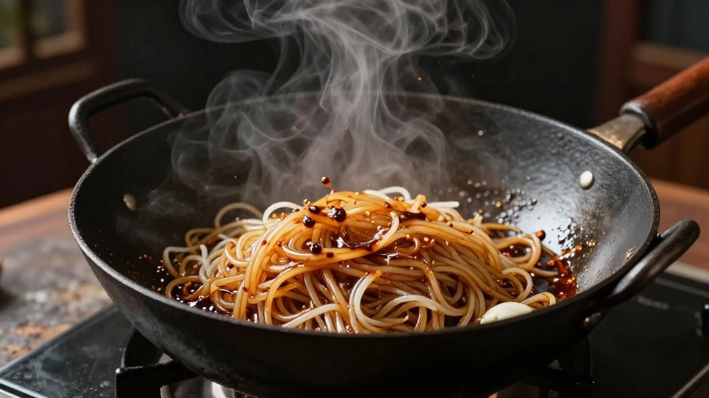 Simple and Healthy Stir-Fried Noodles with Egg - Step 7: Stir-Fry Noodles 1