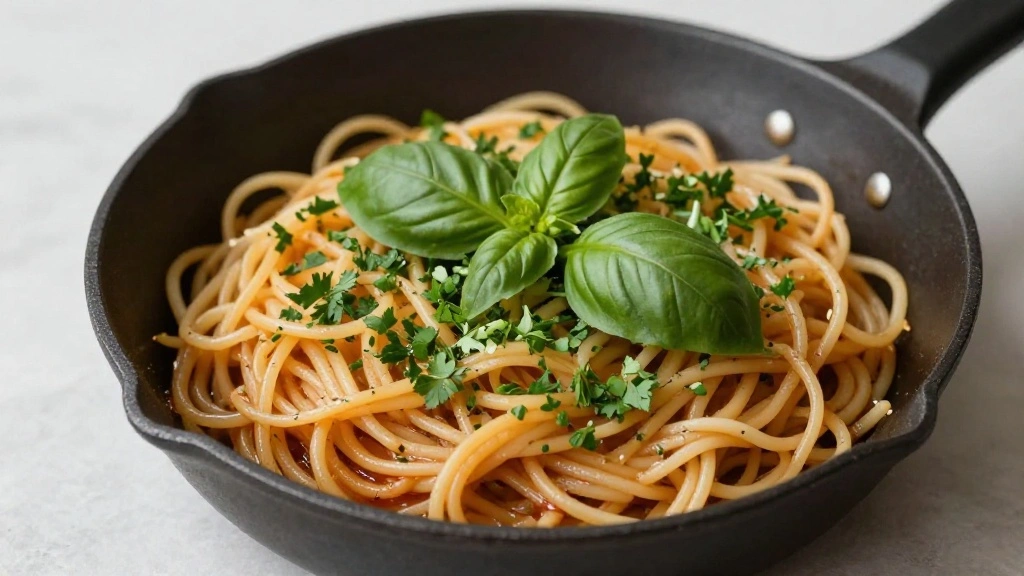 Spicy and Bold Italian Drunken Noodles Recipe - Step 8: Finish with Fresh Herbs 1