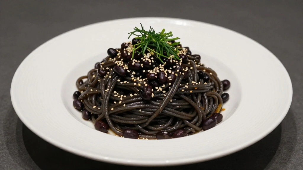 Step-by-Step Guide to Perfect Black Bean Noodles - Step 10: Serve Hot 1